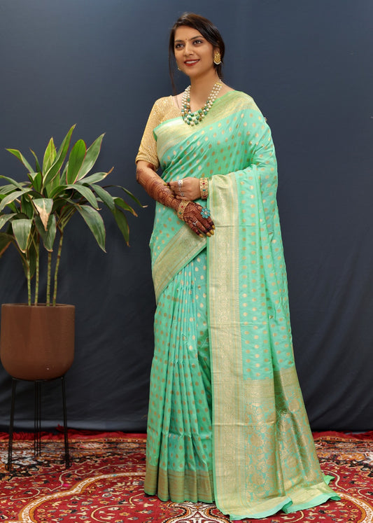 Woven Design Zari Art Silk Kanjeevaram Saree
