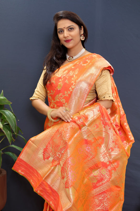 Woven Design Zari Art Silk Saree