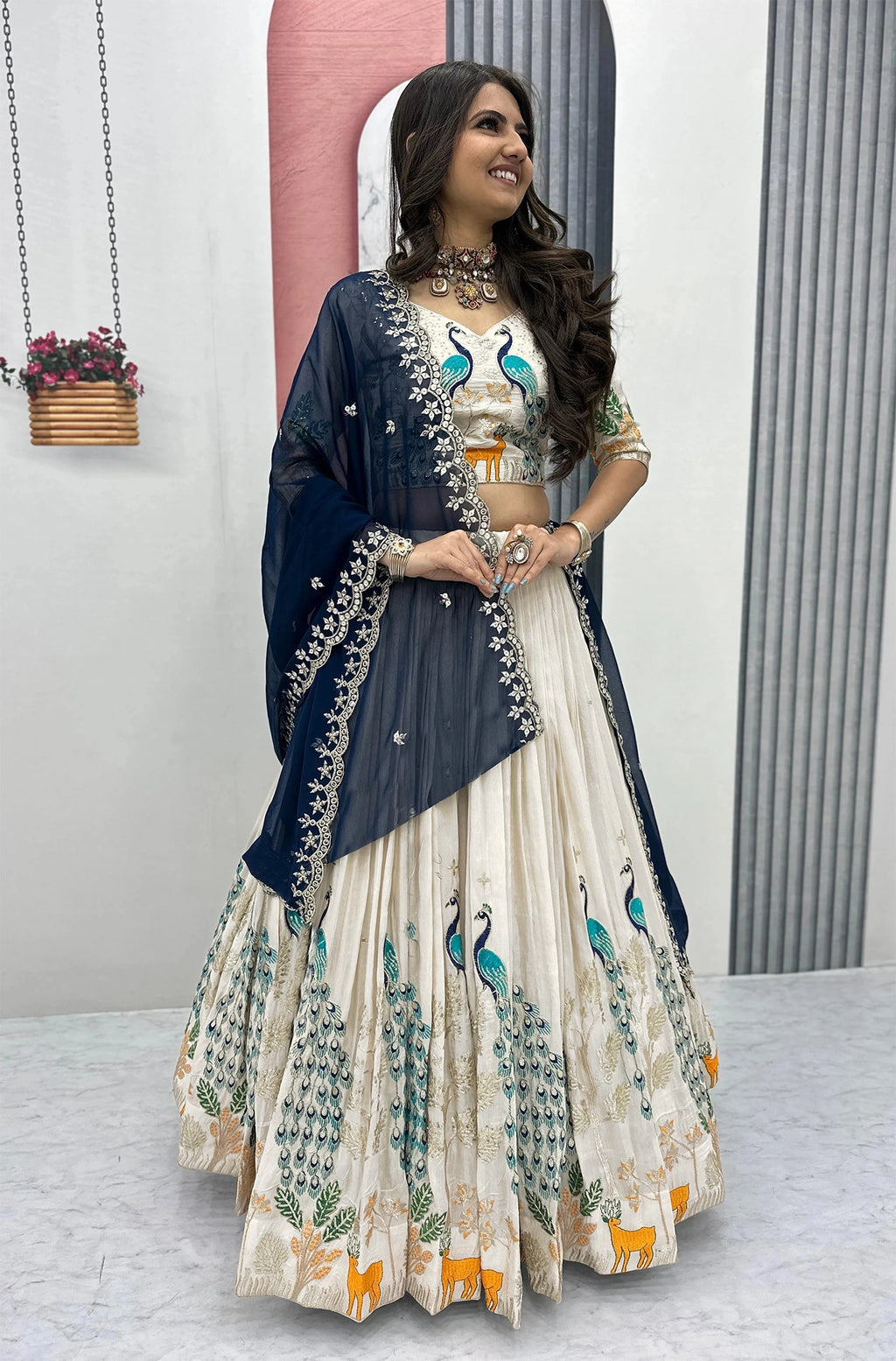 Deer Lehenga Lehenga Chol