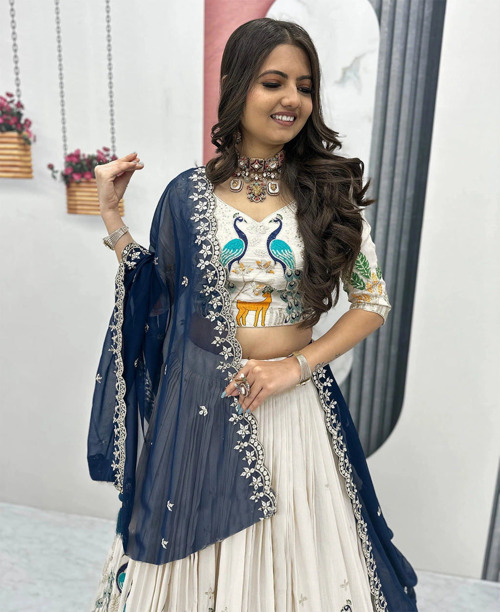 Deer Lehenga Lehenga Chol