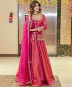 Women’s Silk Ready To Wear Lehnaga Choli Set
