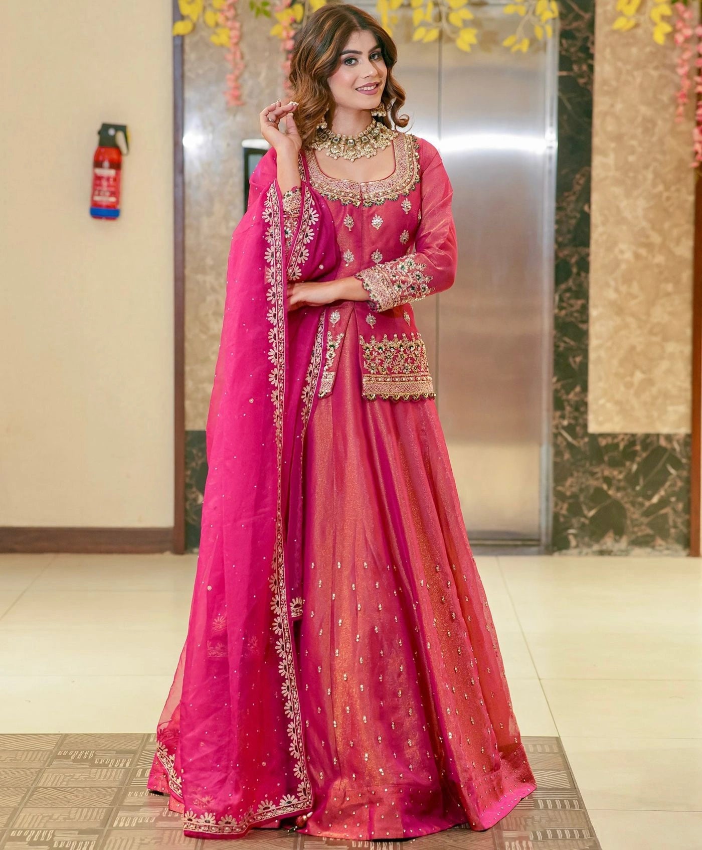 Women’s Silk Ready To Wear Lehnaga Choli Set