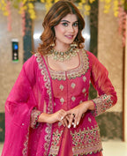 Women’s Silk Ready To Wear Lehnaga Choli Set