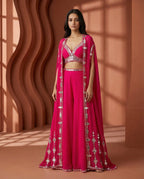 Women’s Georgette Ready To Wear Lehenga Choli Set