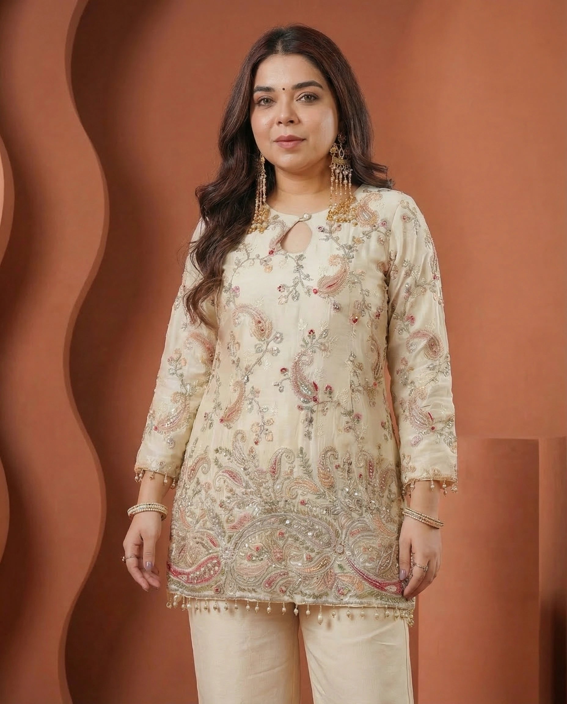 Women French Crepe Co-Ord Set